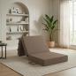 Preview: Klappsofa Bett 75 x 67 x 45 cm Taupe