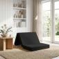 Preview: ARDEBO.de - Klappsofa Bett 80 x 67 x 45 cm Schwarz