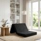 Preview: ARDEBO.de - Klappsofa Bett 80 x 67 x 45 cm Schwarz