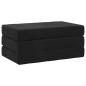 Preview: Klappsofa Bett 80 x 67 x 45 cm Schwarz