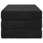 Preview: Klappsofa Bett 80 x 67 x 45 cm Schwarz