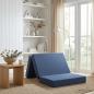 Preview: ARDEBO.de - Klappsofa Bett 90 x 67 x 45 cm Blau