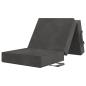 Preview: Klappsofa Bett 90 x 67 x 45 cm Dunkelgrau