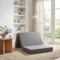 Preview: ARDEBO.de - Klappsofa Bett 100 x 67 x 45 cm Hellgrau