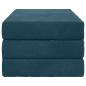 Preview: Klappsofa Bett 100 x 67 x 45 cm Blau