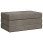 Preview: Klappsofa Bett 100 x 67 x 45 cm Hellgrau