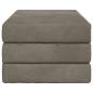 Preview: Klappsofa Bett 100 x 67 x 45 cm Hellgrau