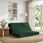 Preview: ARDEBO.de - Klappsofa Bett 120 x 67 x 45 cm Dunkelgrün