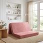 Preview: ARDEBO.de - Klappsofa Bett 120 x 67 x 45 cm Rosa