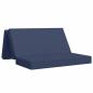 Preview: Klappsofa Bett 140 x 67 x 45 cm Blau