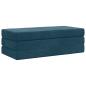 Preview: Klappsofa Bett 160 x 67 x 45 cm Blau
