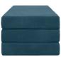 Preview: Klappsofa Bett 160 x 67 x 45 cm Blau