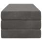 Preview: Klappsofa Bett 160 x 67 x 45 cm Dunkelgrau