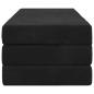 Preview: Klappsofa Bett 160 x 67 x 45 cm Schwarz