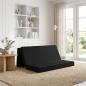 Preview: ARDEBO.de - Klappsofa Bett 180 x 67 x 45 cm Schwarz