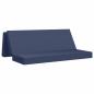 Preview: Klappsofa Bett 180 x 67 x 45 cm Blau
