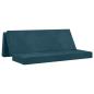 Preview: Klappsofa Bett 180 x 67 x 45 cm Blau