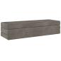 Preview: Klappsofa Bett 180 x 67 x 45 cm Hellgrau