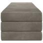 Preview: Klappsofa Bett 180 x 67 x 45 cm Hellgrau