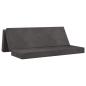 Preview: Klappsofa Bett 180 x 67 x 45 cm Dunkelgrau