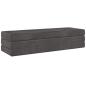 Preview: Klappsofa Bett 180 x 67 x 45 cm Dunkelgrau