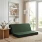 Preview: ARDEBO.de - Klappsofa Bett 200 x 67 x 45 cm Dunkelgrün