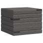 Preview: Klappsofa Bett 140 x 67 x 15 cm Hellgrau