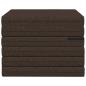 Preview: Klappsofa Bett 140 x 67 x 15 cm Taupe