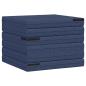 Preview: Klappsofa Bett 140 x 67 x 15 cm Blau