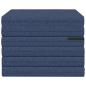 Preview: Klappsofa Bett 140 x 67 x 15 cm Blau
