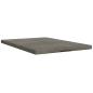 Preview: Klappsofa Bett 140 x 67 x 15 cm Hellgrau