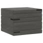 Preview: Klappsofa Bett 140 x 67 x 15 cm Dunkelgrau