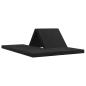 Preview: Klappsofa Bett 140 x 67 x 15 cm Schwarz