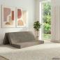 Preview: ARDEBO.de - Klappsofa Bett 160 x 67 x 45 cm Hellgrau