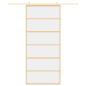 Preview: Schiebetür Golden 90x205 cm ESG-Klarglas und Aluminium