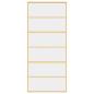 Preview: Schiebetür Golden 90x205 cm ESG-Klarglas und Aluminium
