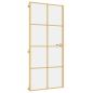 Preview: Innentür Schlank Golden 93x201,5 cm Hartglas und Aluminium