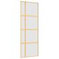 Preview: Schiebetür Golden 76x205 cm Matt ESG-Glas und Aluminium