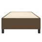 Preview: Boxspringbettgestell Dunkelbraun 100x200 cm Stoff