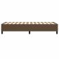 Preview: Boxspringbettgestell Dunkelbraun 100x200 cm Stoff