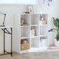 Preview: B?cherregal Wei? 102x32x108 cm Holzwerkstoff