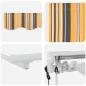 Preview: Markisenrahmen Gelb und Grau 250 x 200 cm