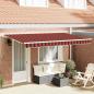 Preview: ARDEBO.de - Einziehbare Markise Orange 350 x 200 cm Stoff