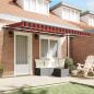 Preview: Einziehbare Markise Orange 350 x 200 cm Stoff