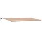 Preview: Ausziehbare Markise Mehrfarbig 600 x 300 cm Stoff und Aluminium