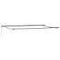Preview: Ausziehbare Markise Mehrfarbig 600 x 300 cm Stoff und Aluminium