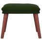 Preview: Fußhocker Dunkelgrün 45x29,5x35 cm Samt