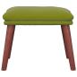 Preview: Fu?hocker Hellgr?n 45x29,5x35 cm Samt