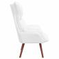 Preview: Sessel Wei? 69 x 74 x 93 cm Kunstleder