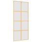 Preview: Schiebetür Golden 90x205 cm Matt ESG-Glas und Aluminium